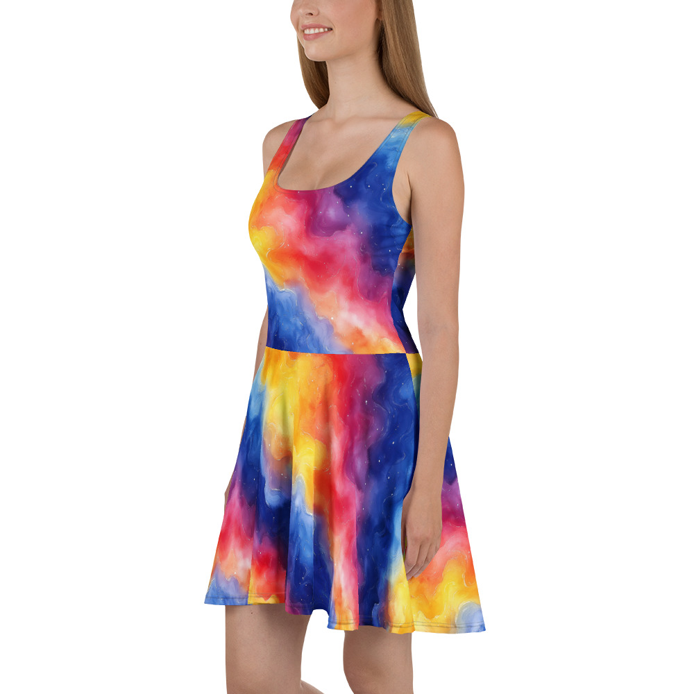 skater dress galaxy Galaxy Skater Dress