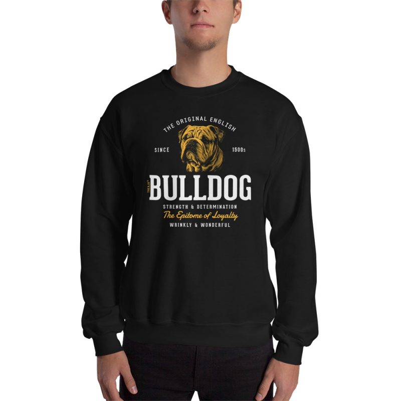 Vintage Inspired English Bulldog Sweatshirt - Treaja.com