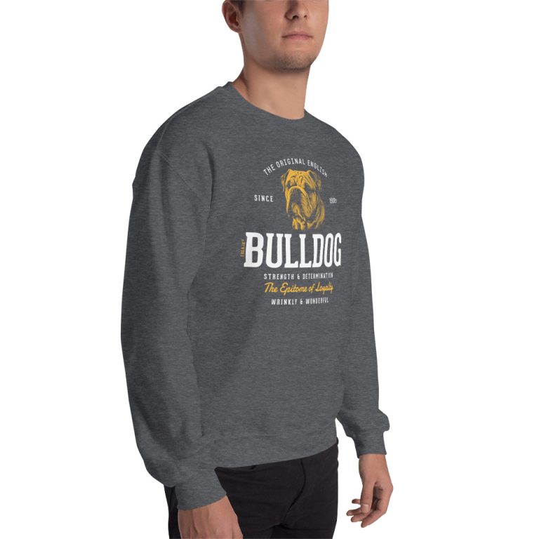 English Bulldog Meditate Yoga Sweatshirt main image 0
